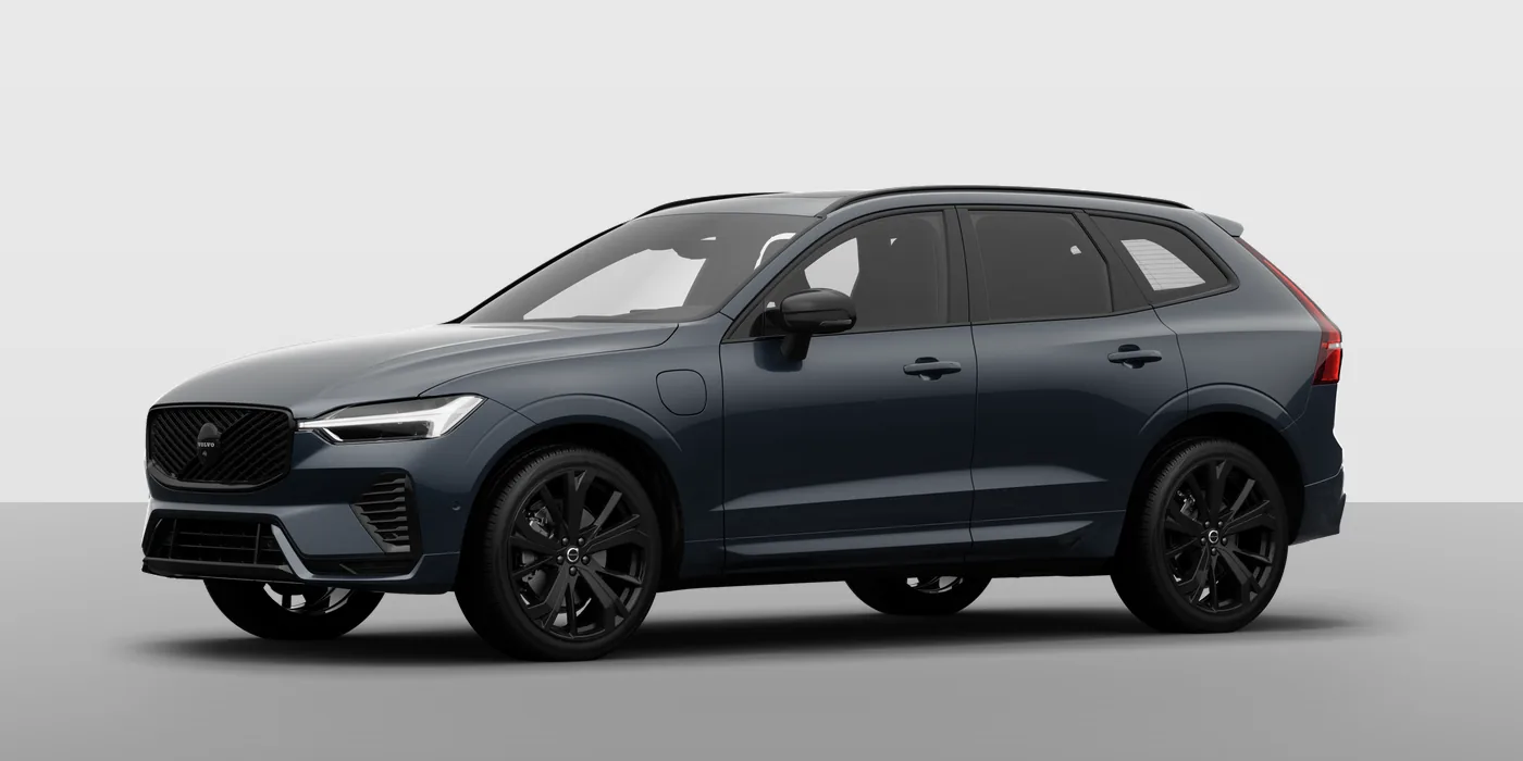 Volvo XC60 Black Edition Plus em Denim Blue com jantes de 21 polegadas